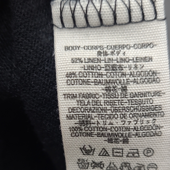 Free People Bohemian Black Multicolor Women's Top Size S - Picture 7 of 7